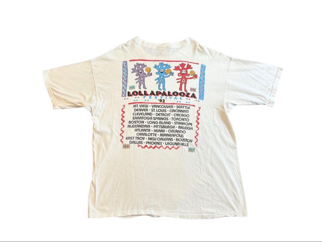 92s LOLLAPALOOZA Tシャツ 90s ロラパルーザ レッチリ