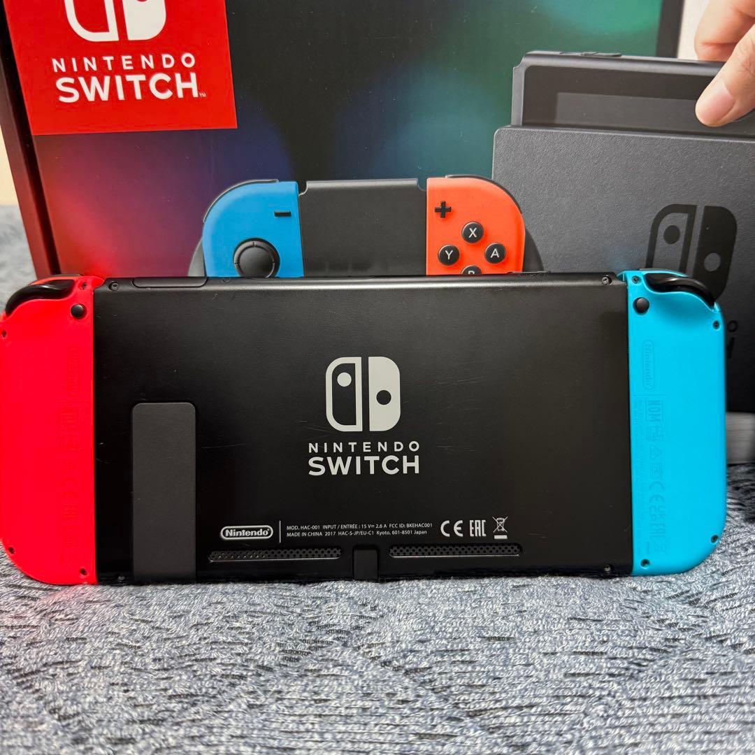 Nintendo Switch 本体 青/赤 256GB microSD付き