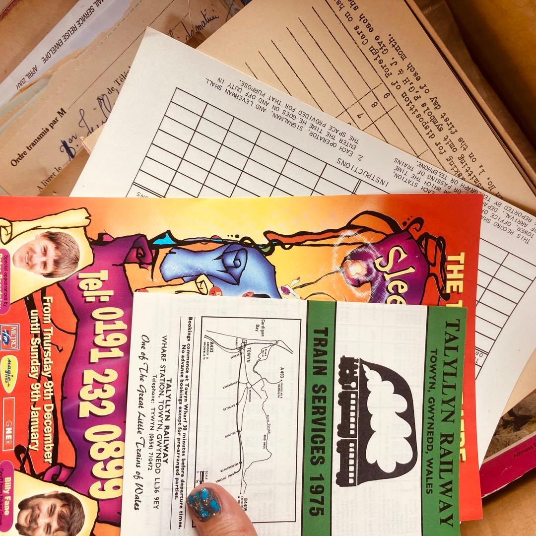 海外 ヴィンテージ 紙モノ 大量 詰め合わせ ジャンクジャーナル 味紙