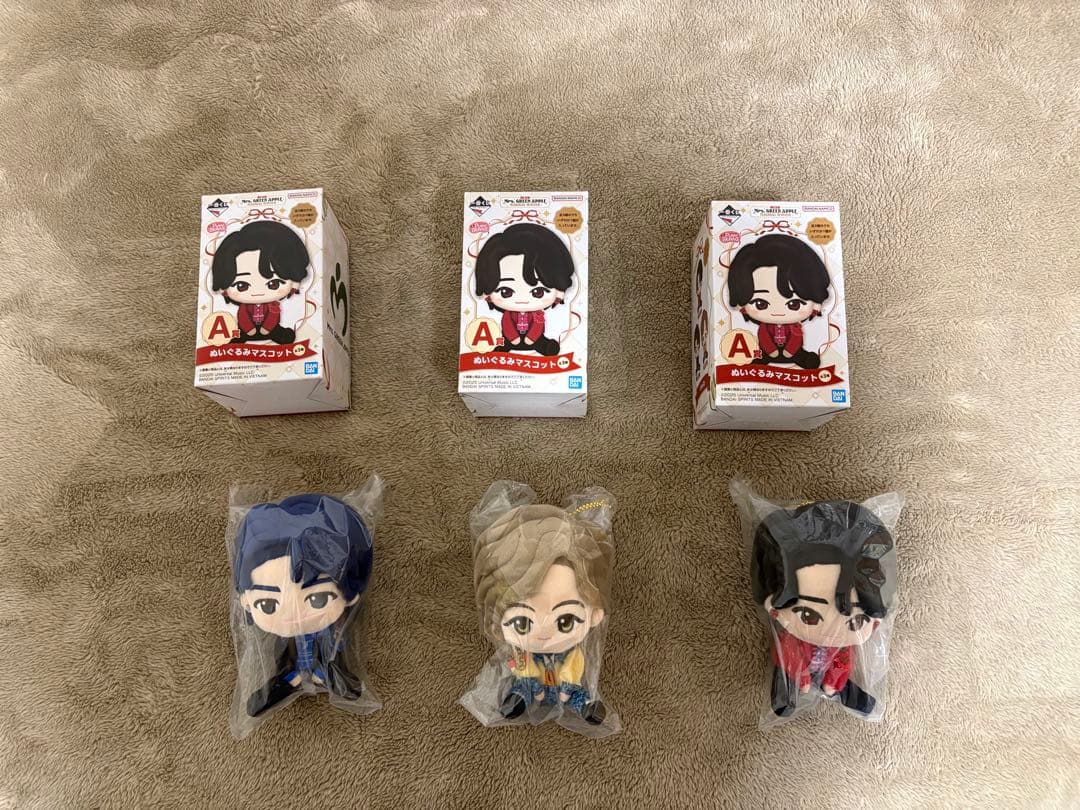 に*ん様 Mrs. GREEN APPLE 一番くじA賞3体