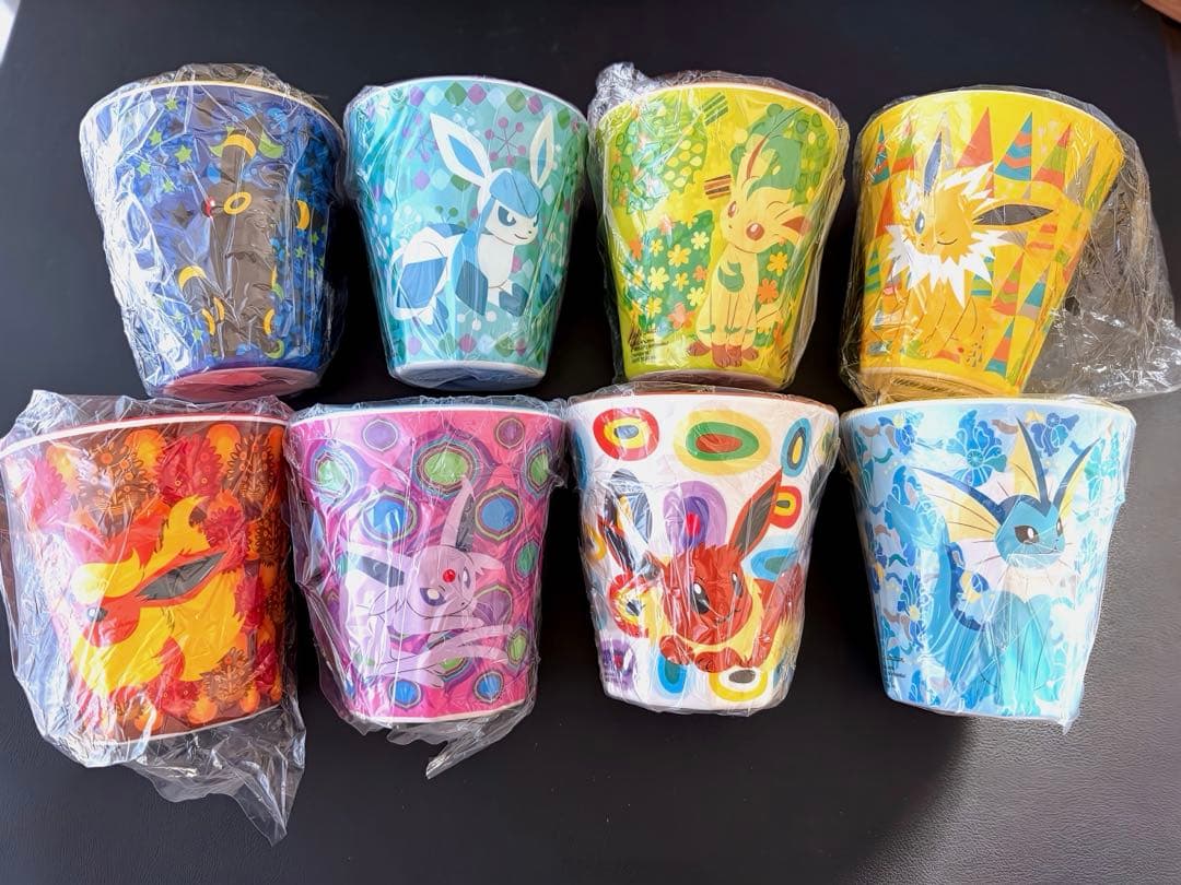 ポケモンセンター限定イーブイコレクション2012タンブラー全8種コンプ未使用