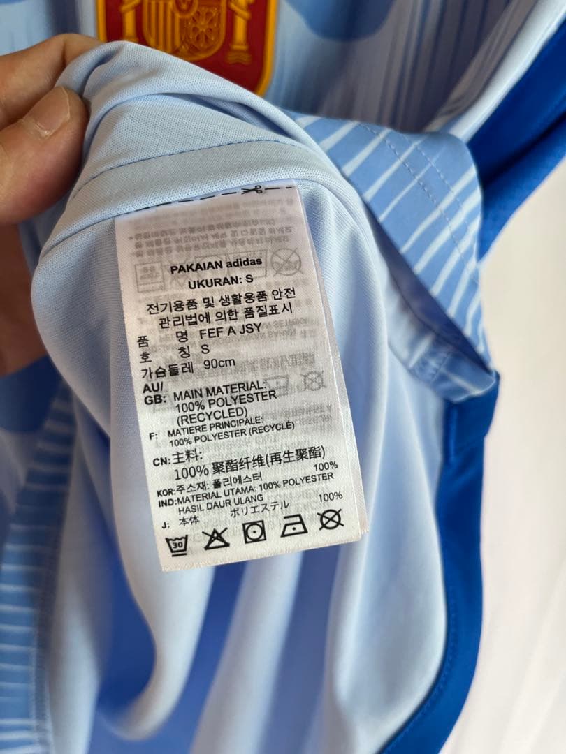 【新品未使用】adidas アディダス スペイン代表　ユニフォーム　半袖