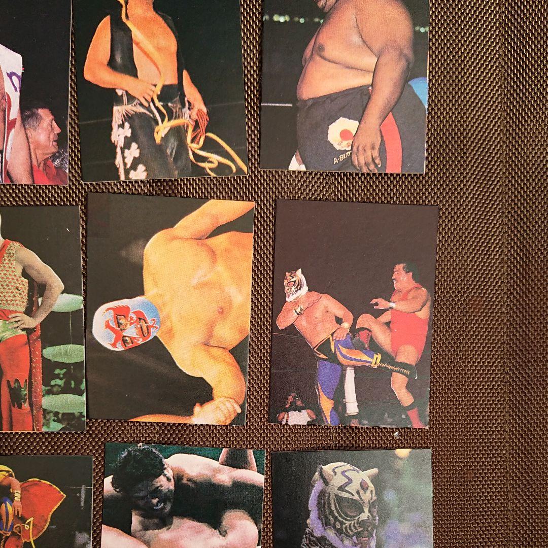 プロレス　ミニカード　アントニオ猪木　スタン・ハンセン