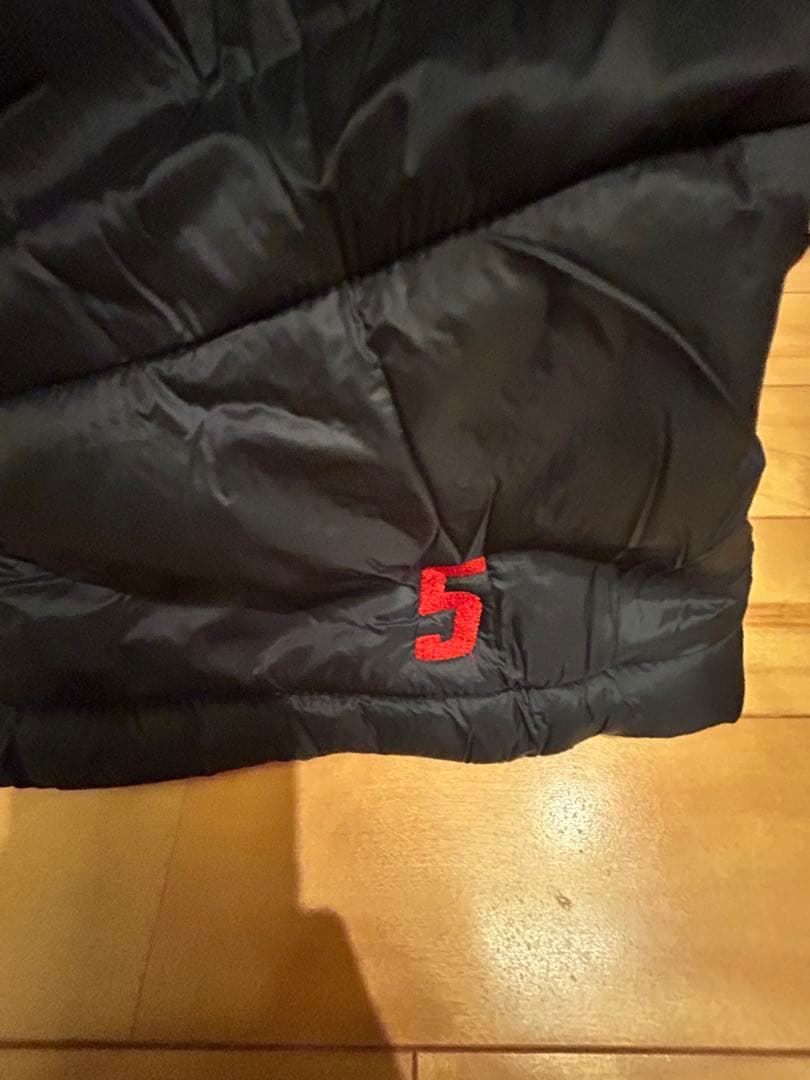 hummel フード付き 紺 ベンチコート