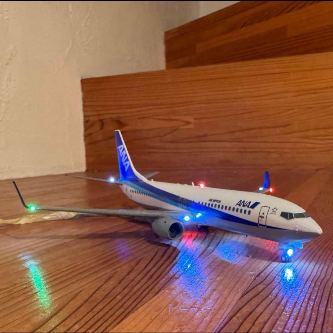 Boeing 737-800 電飾加工済航空機模型