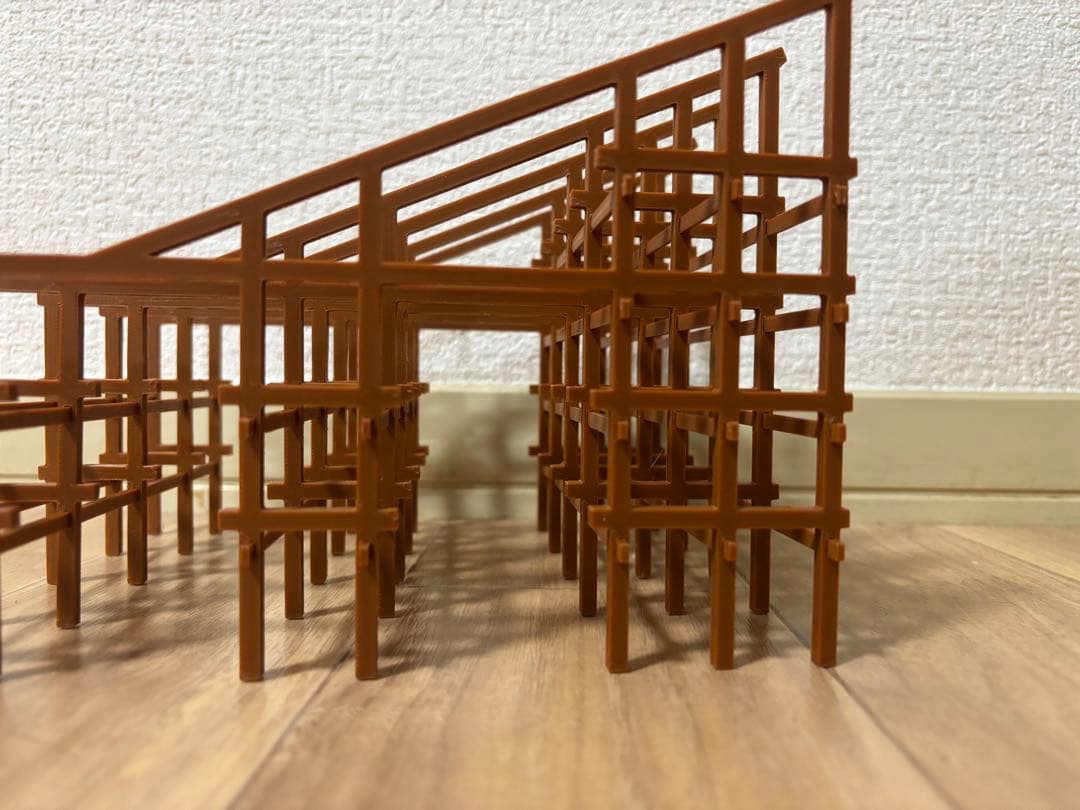 大阪万博 大屋根リング1/144 模型「仕上げ前商品」　3セット商品