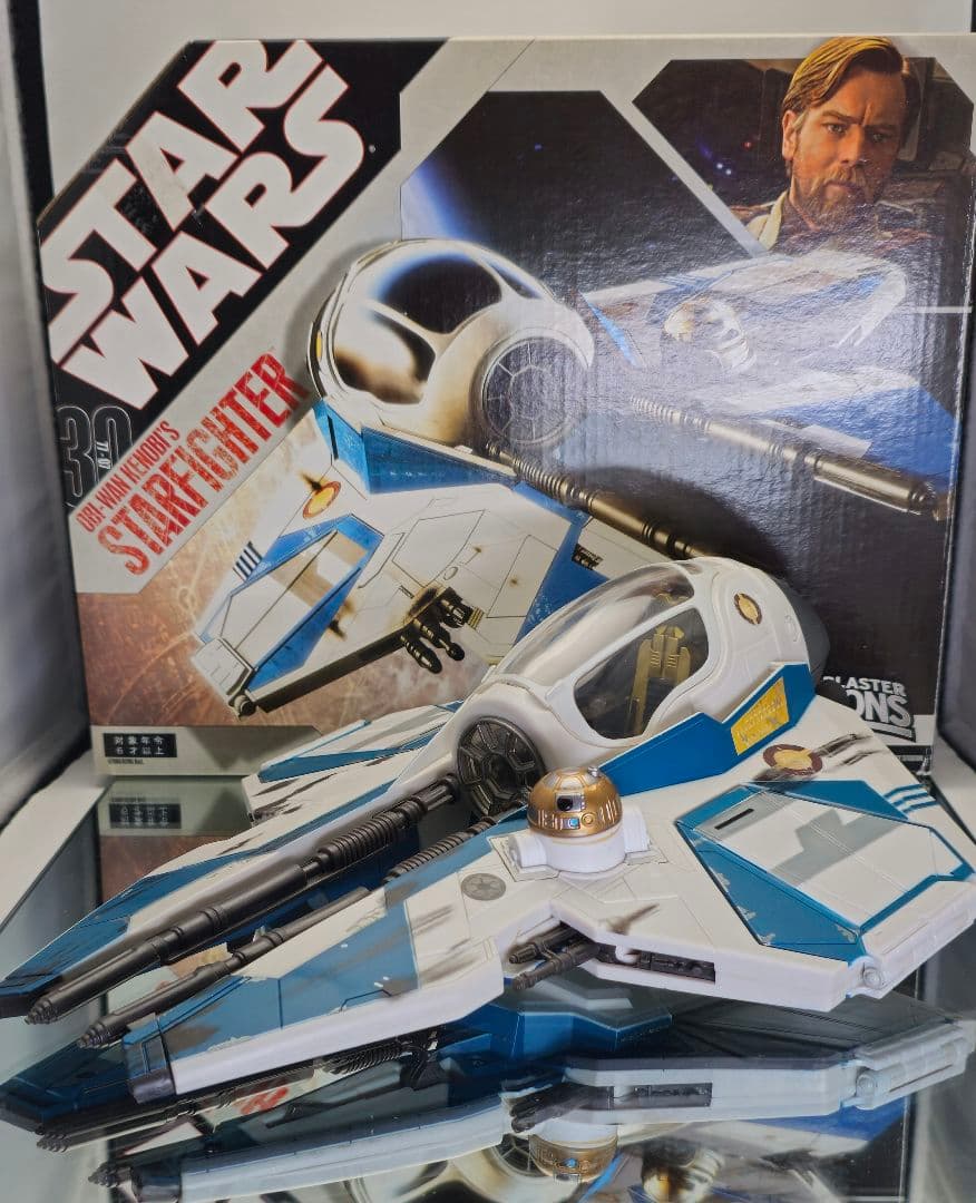 ハズブロ　STARWARS　ジェダイスターファイター　アナキン&オビ=ワンセット