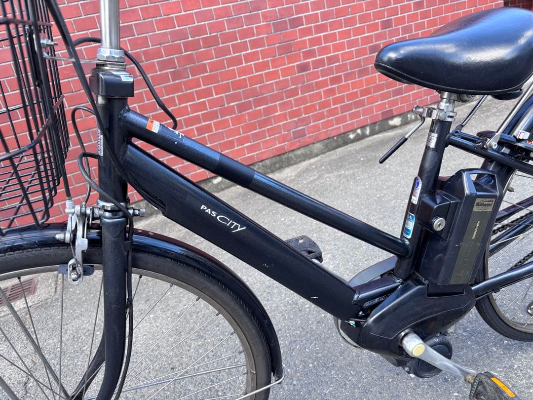 YAMAHA PAS CITY 電動アシスト自転車 ブラック　27インチ