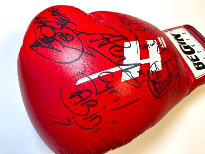 K-1ファイター 7名のサイングローブ