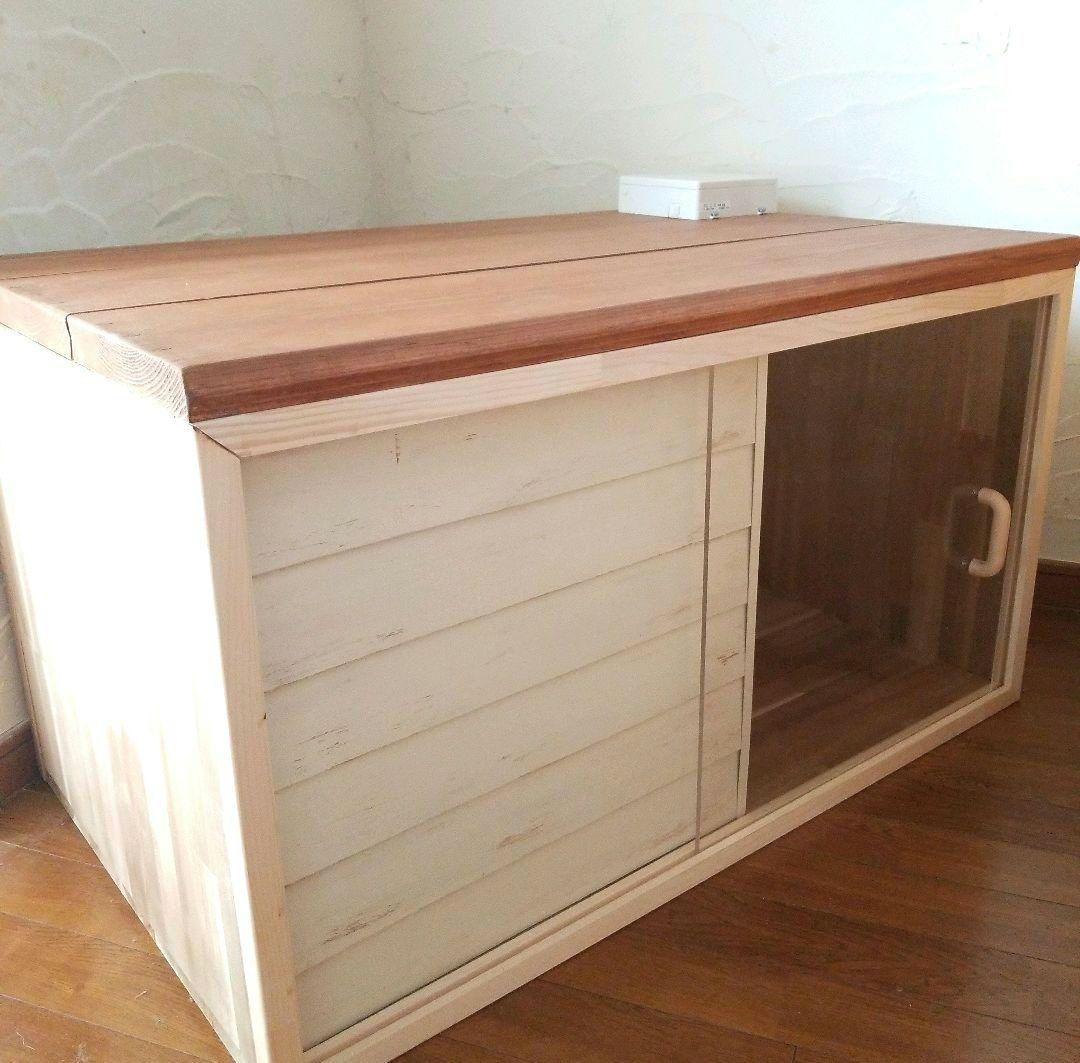 ハンドメイド 犬小屋 フェレット 小型犬 ペットハウス ケージ クレート