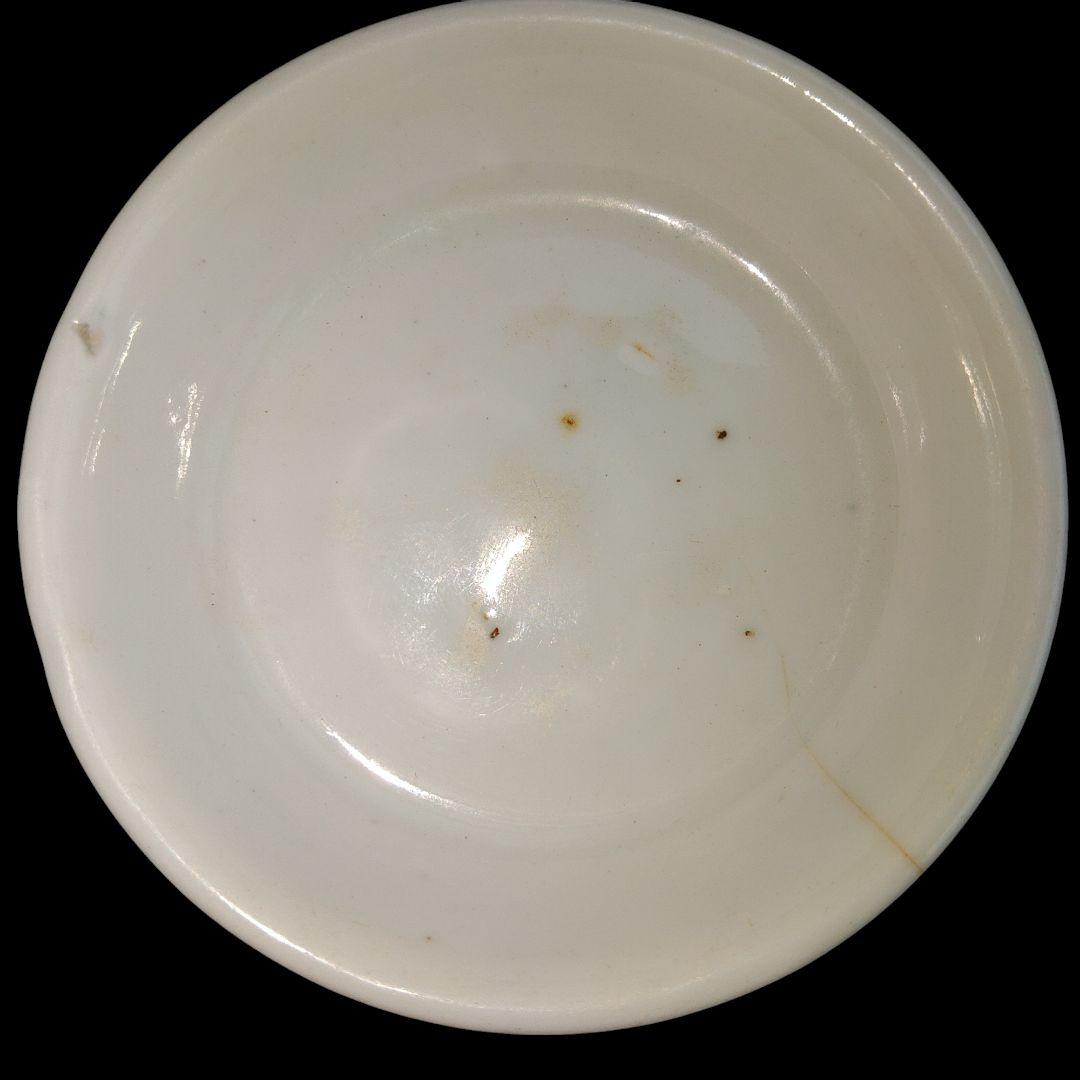 15世紀　李朝腰折皿　白磁小皿　中国美術