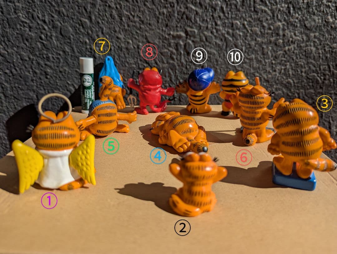 【ガーフィルド10体セット売り】1981 レアビンテージ＋レア 中古美品