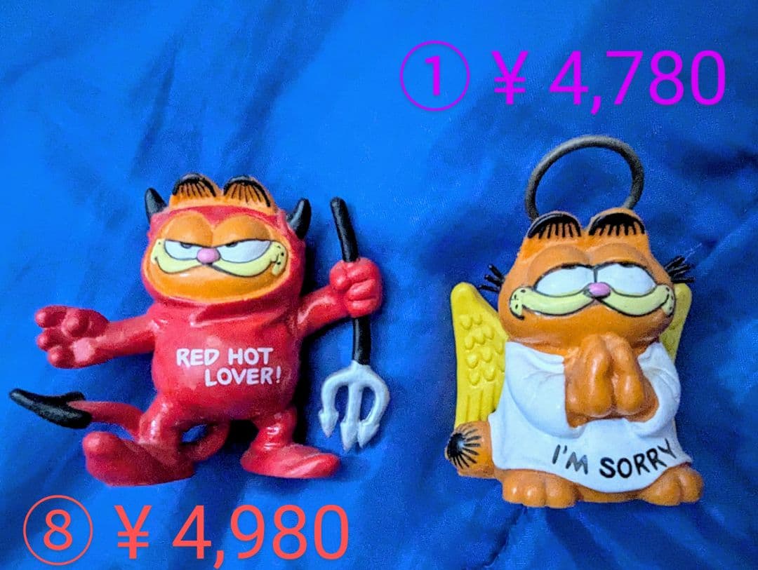 【ガーフィルド10体セット売り】1981 レアビンテージ＋レア 中古美品