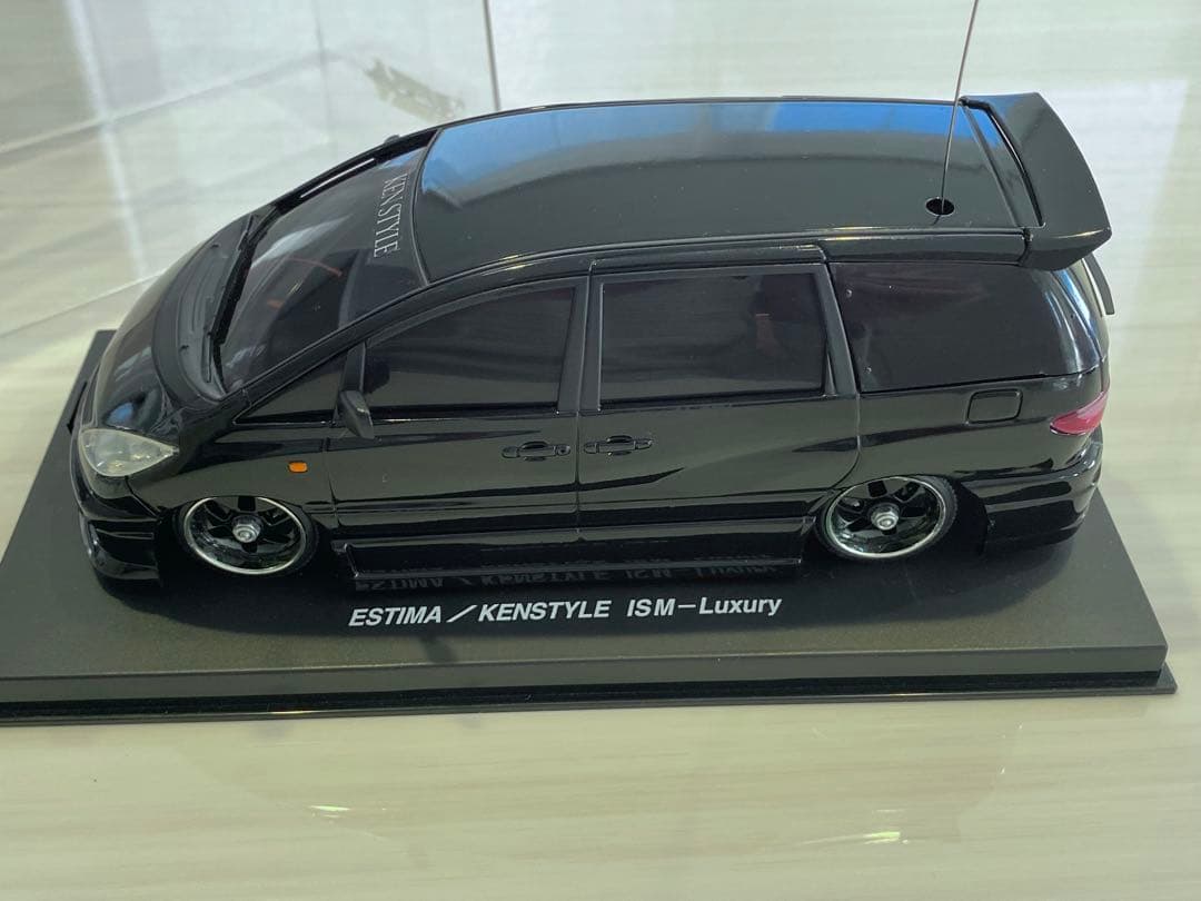 【2台セット】アオシマ アルファード&エスティマ VIP 車高調 ラジコン