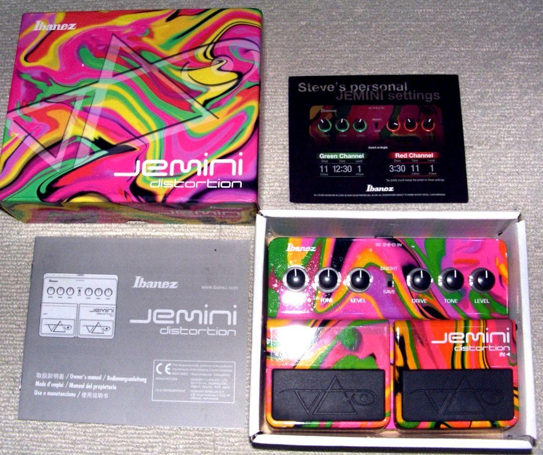 Ibanez Jemini Distortion ギターエフェクター