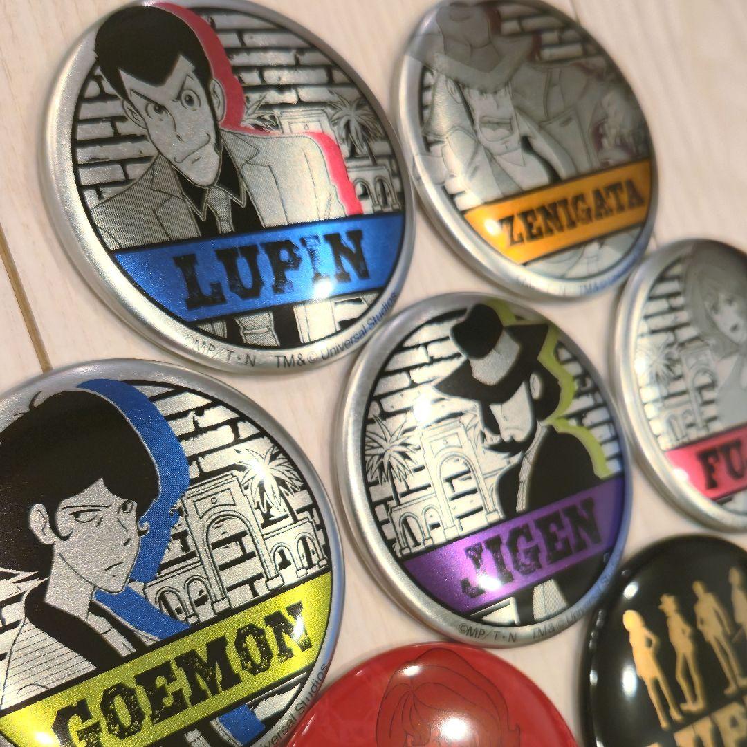 【値下不可】USJ ルパン三世　缶バッジ 7種