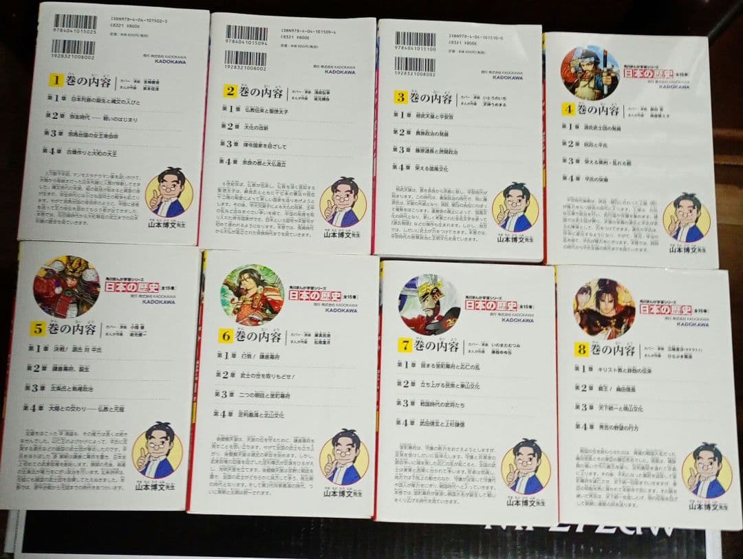 角川まんが学習シリーズ日本の歴史 全15巻+別巻1冊セット