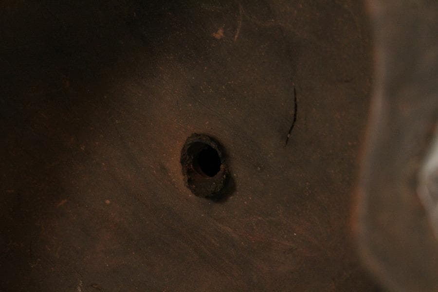 古備前 寿老 置物 美品(K-A907)