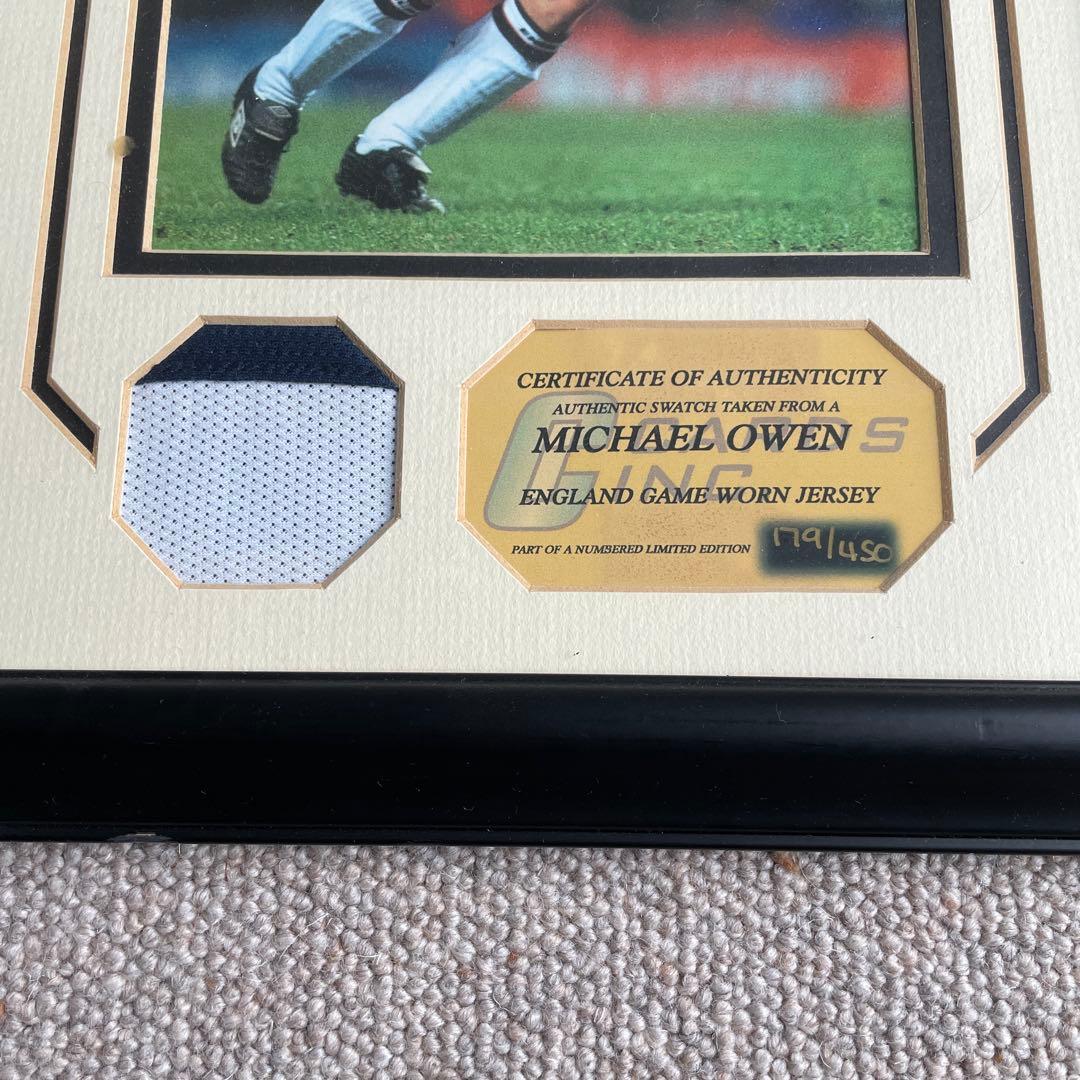 希少 マイケル・オーウェン 記念グッズ