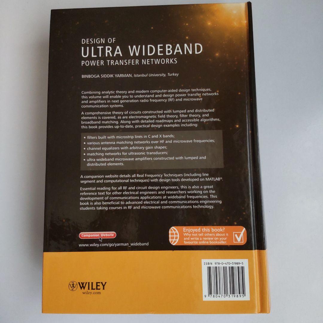 洋書 Design of Ultra Wideband Power Transfer