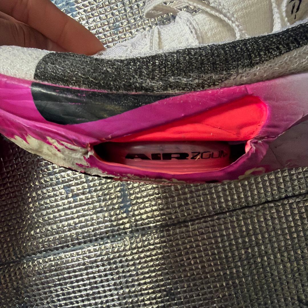 Nike Air Zoom スパイクシューズ ホワイト/ピンク25cm