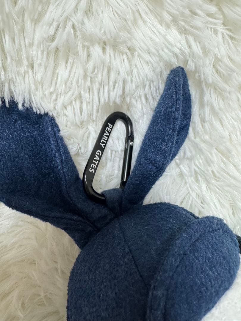 美品⭐️パーリーゲイツ×スヌーピー 耳付きSNOOPYぬいぐるみボールポーチ