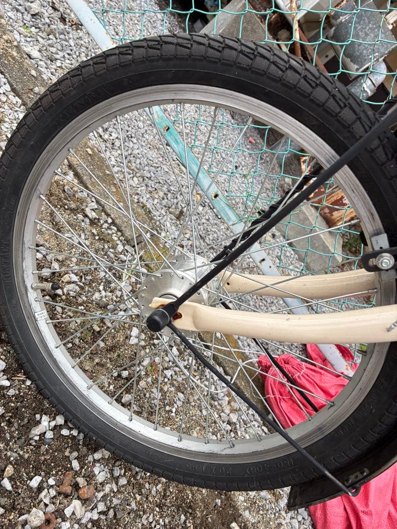 非電動自転車 チャイルドシート付き 防犯登録抹消済み