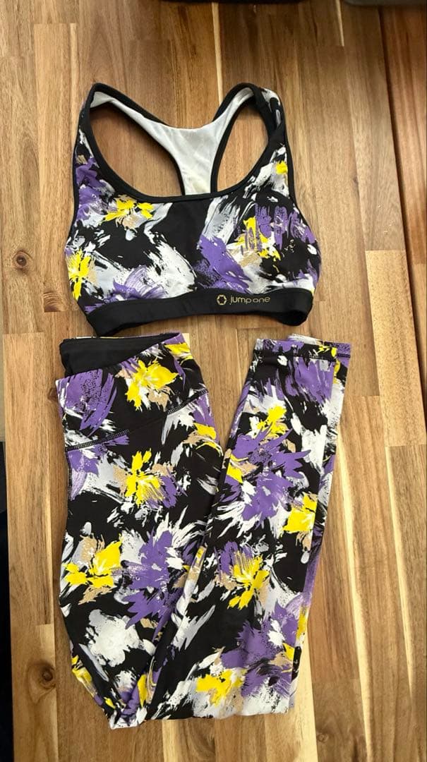 jumpone ジャンプワン 初代 柄ブラトップ & レギンス 34サイズ
