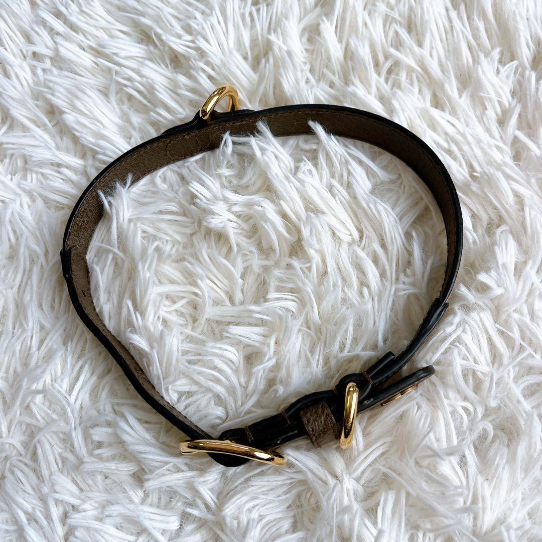 極美品✨GUCCI 犬用首輪　GG柄　インターロッキング　リード わんちゃん