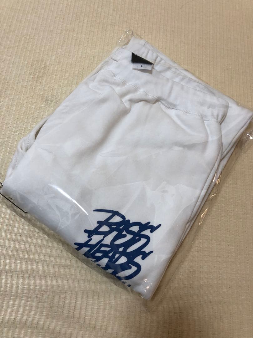新品 deps TAG LOGO SWEAT PANTS WHITE×NAVY