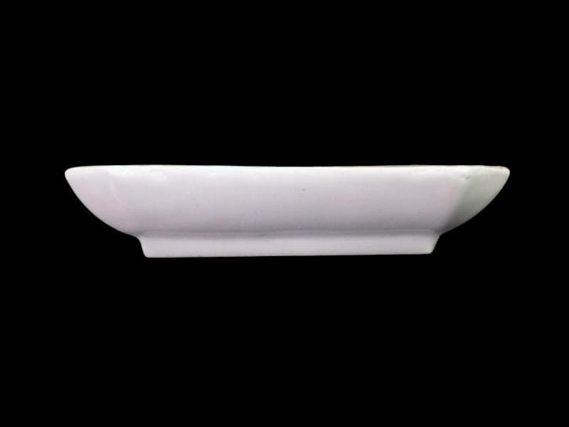 古伊万里　染錦　牡丹の図　角皿　５枚　131AS-CWz