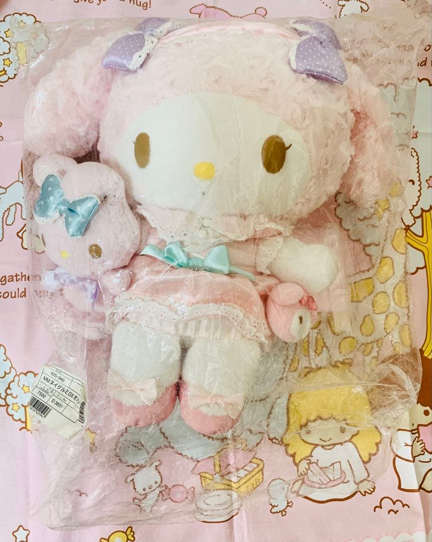 マイメロディ おめかしDXぬいぐるみ マイメロ オメカシ ピピ