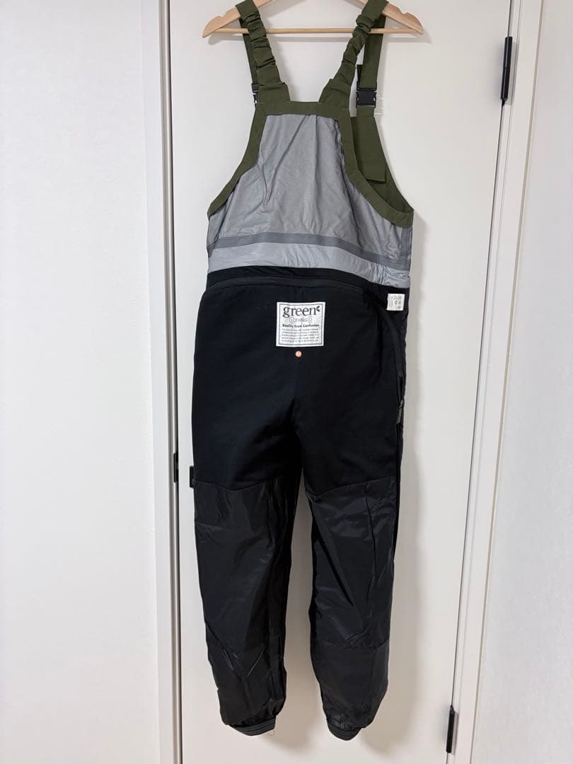 green clothing　グリーンクロージング　ビブパンツ　M