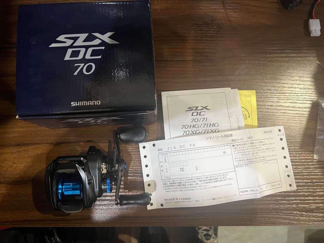 【SHIMANO】 シマノ SLX DC 70 6.3 右巻き 保証書付き☆美品
