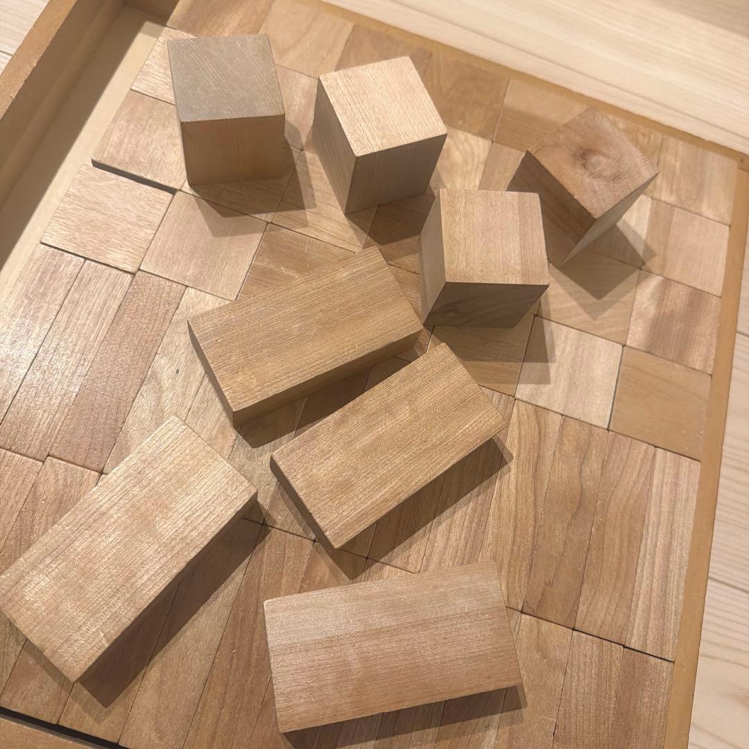 ワクブロック WAKU-BLOCK45 H0（立方体＋直方体）積み木 童具館