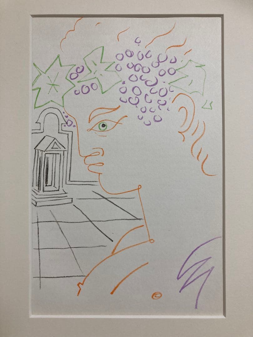 【希少】ジャン・コクトー 「テアトル バッカス」リトグラフ