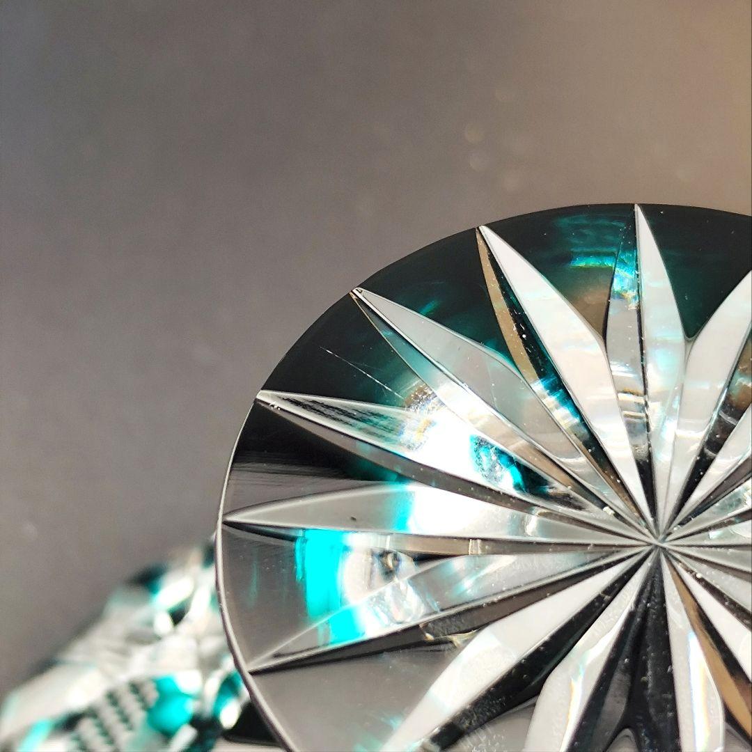 定価58300円☆未使用美品☆薩摩切子 高杯（切子、江戸切子、薩摩切子）