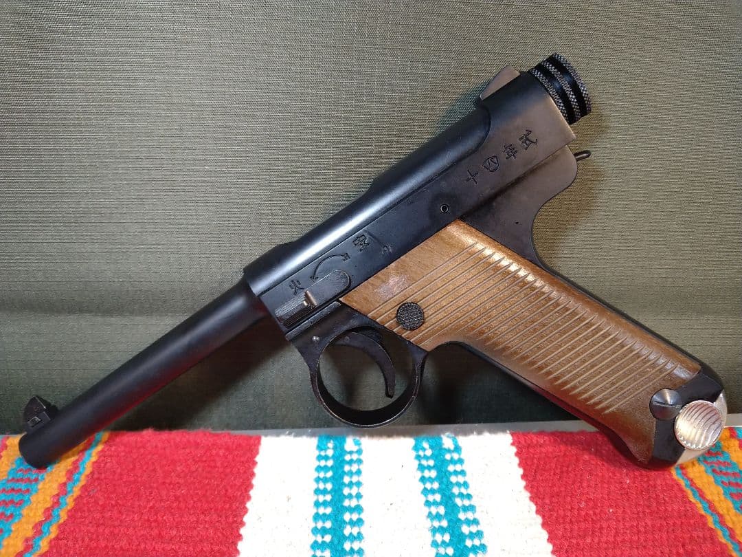 激レア美品！マルシン　南部十四年式前期型　８mmBB弾仕様　快調ガスブロ漏無し！