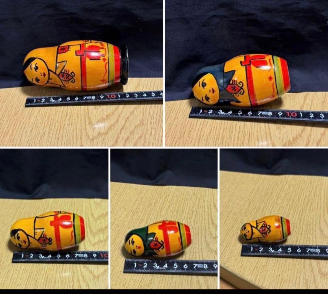 激レア‼️ソビエト　アンティーク　ヨシュカルオラ社　マトリョーシカ　10体