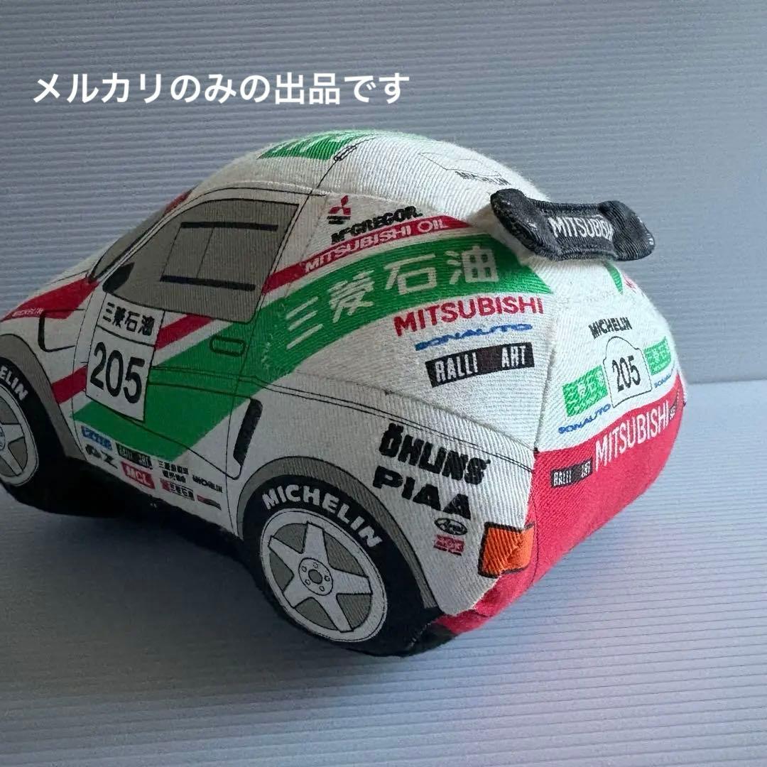 ぬいぐるみ　パジェロ　三菱石油 ラリーアート 205号　篠塚建次郎ダカールラリー