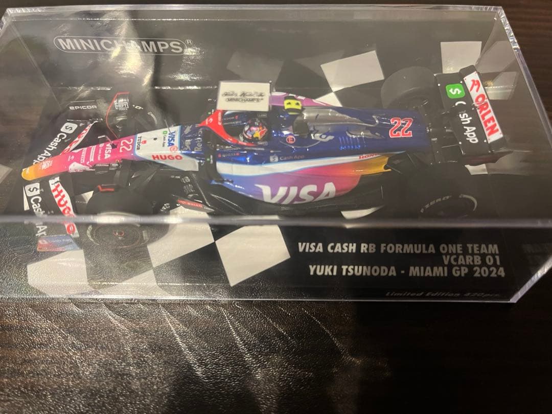 MINICHAMPS VCARB01 マイアミGP 角田裕毅　限定420個