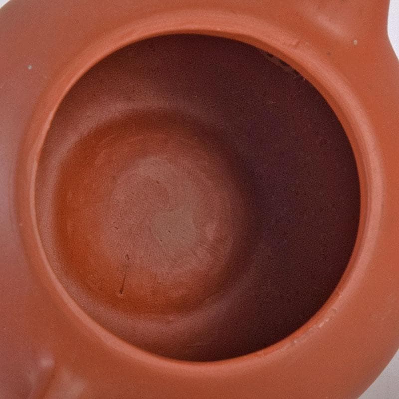 中国　紫砂　朱泥　急須　茶壷　在銘　V　R8920