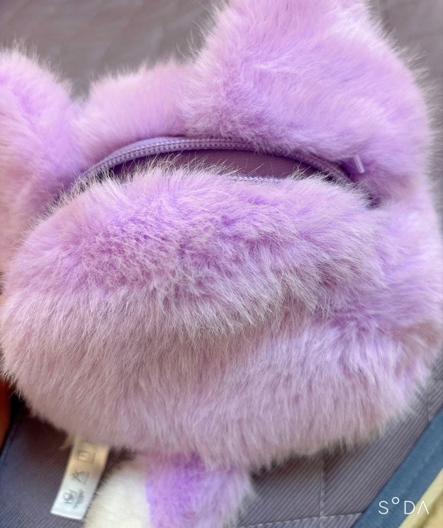 新品♡最安値•レア・シークレット紫♡インズINN'S ぬいぐるみポーチ/バッグ