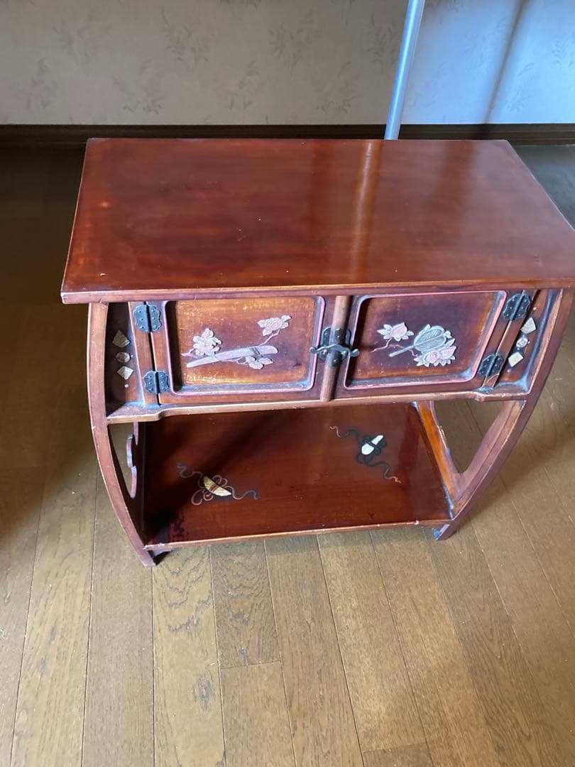 木製　座卓 伝統　和風デザイン　アンティーク　ミニ　机