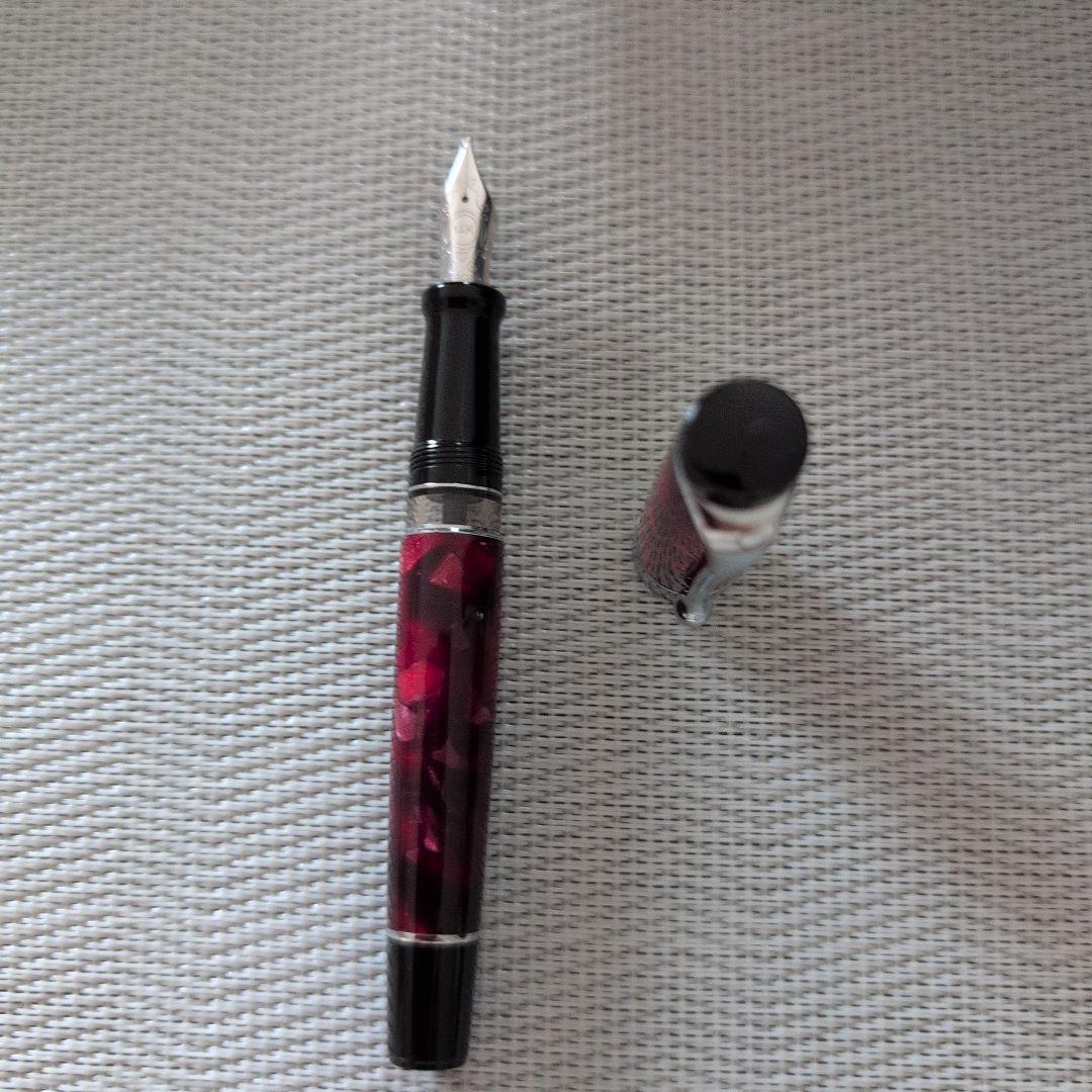 【新品未使用】AURORA オプティマバーガンディ 万年筆 14Kゴールド