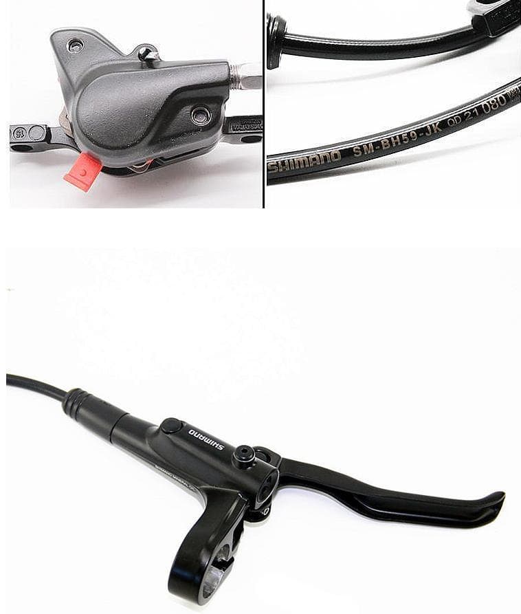 シマノMT200油圧ブレーキ+SRAM160mmローター２枚