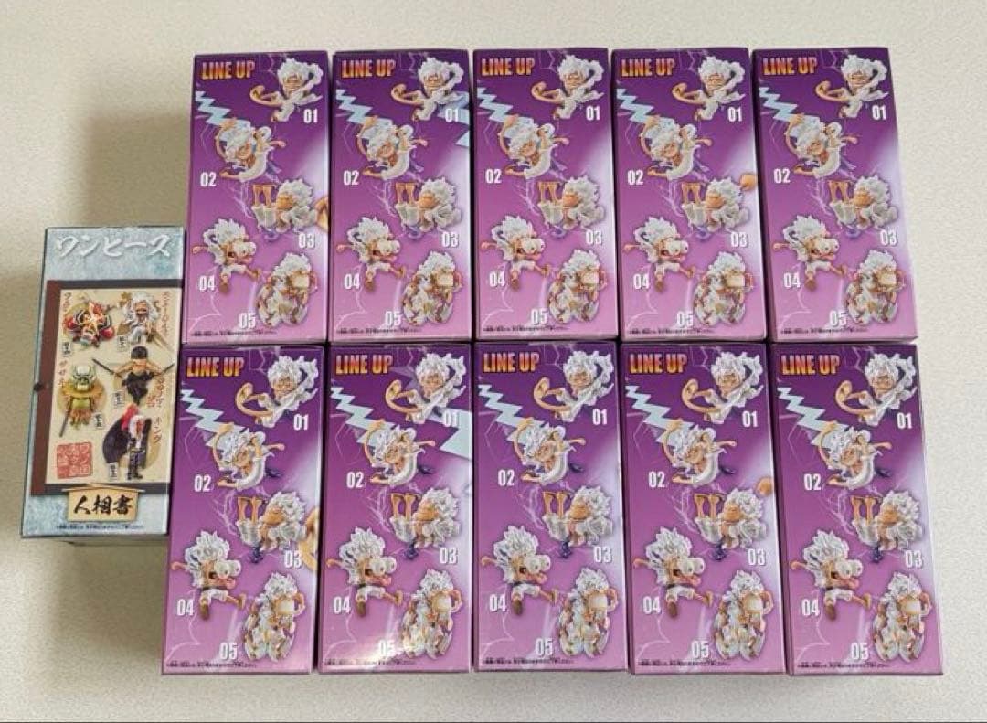 ワンピース　ワールドコレクタブル　ワーコレ　ギア5 ニカ　通常・メタリックカラー