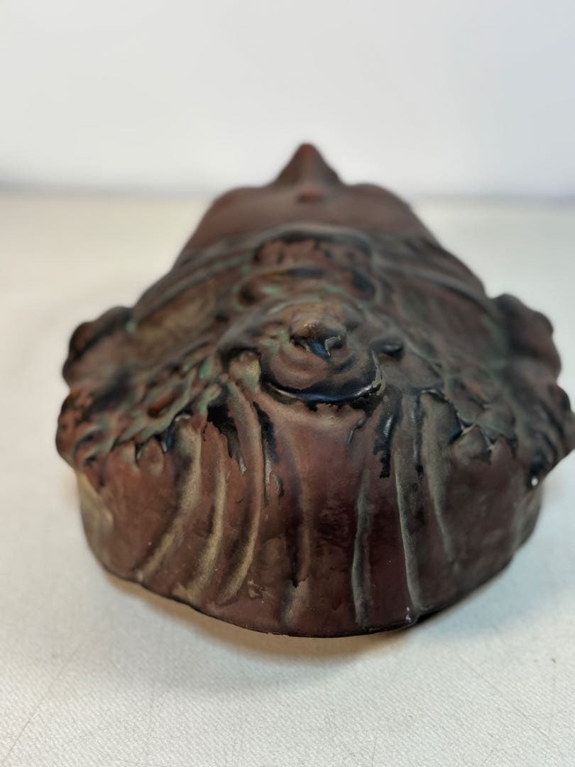 壁画菩薩　お面　壁掛