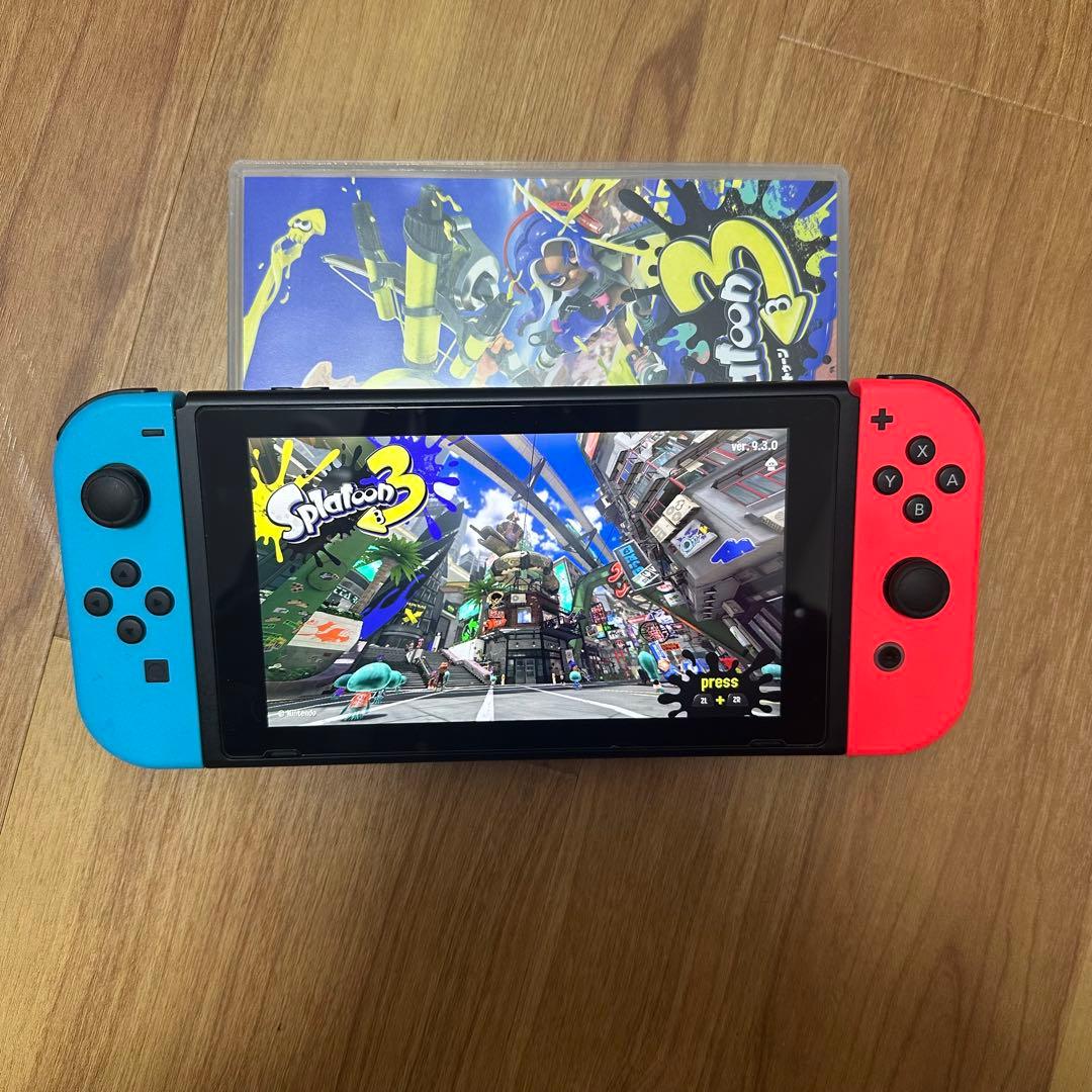 Switch新型＋スプラ3セット 外箱あり 美品