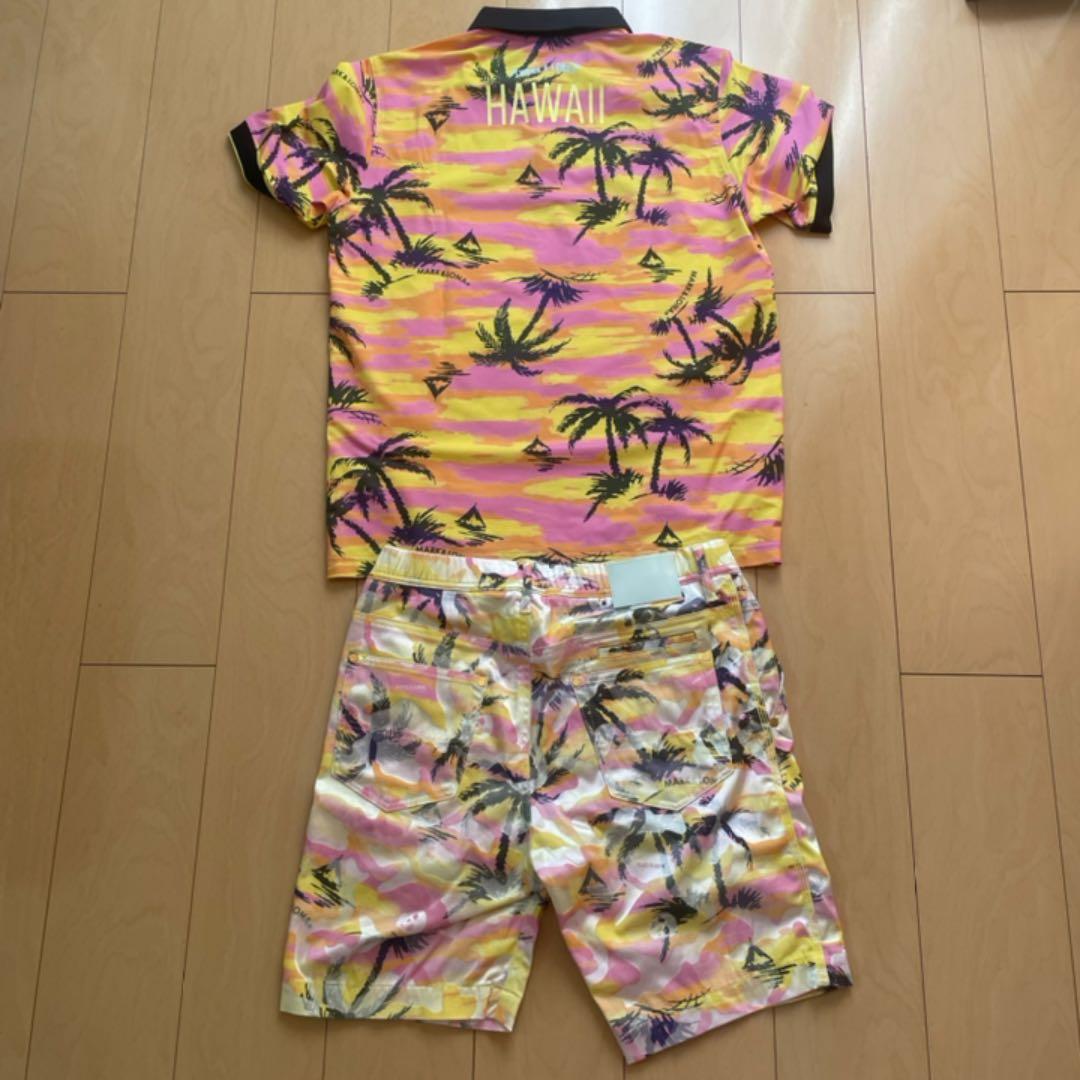 お値下げ⭐︎マークアンドロナハワイ限定ポロシャツ＆ショートパンツ上下セット